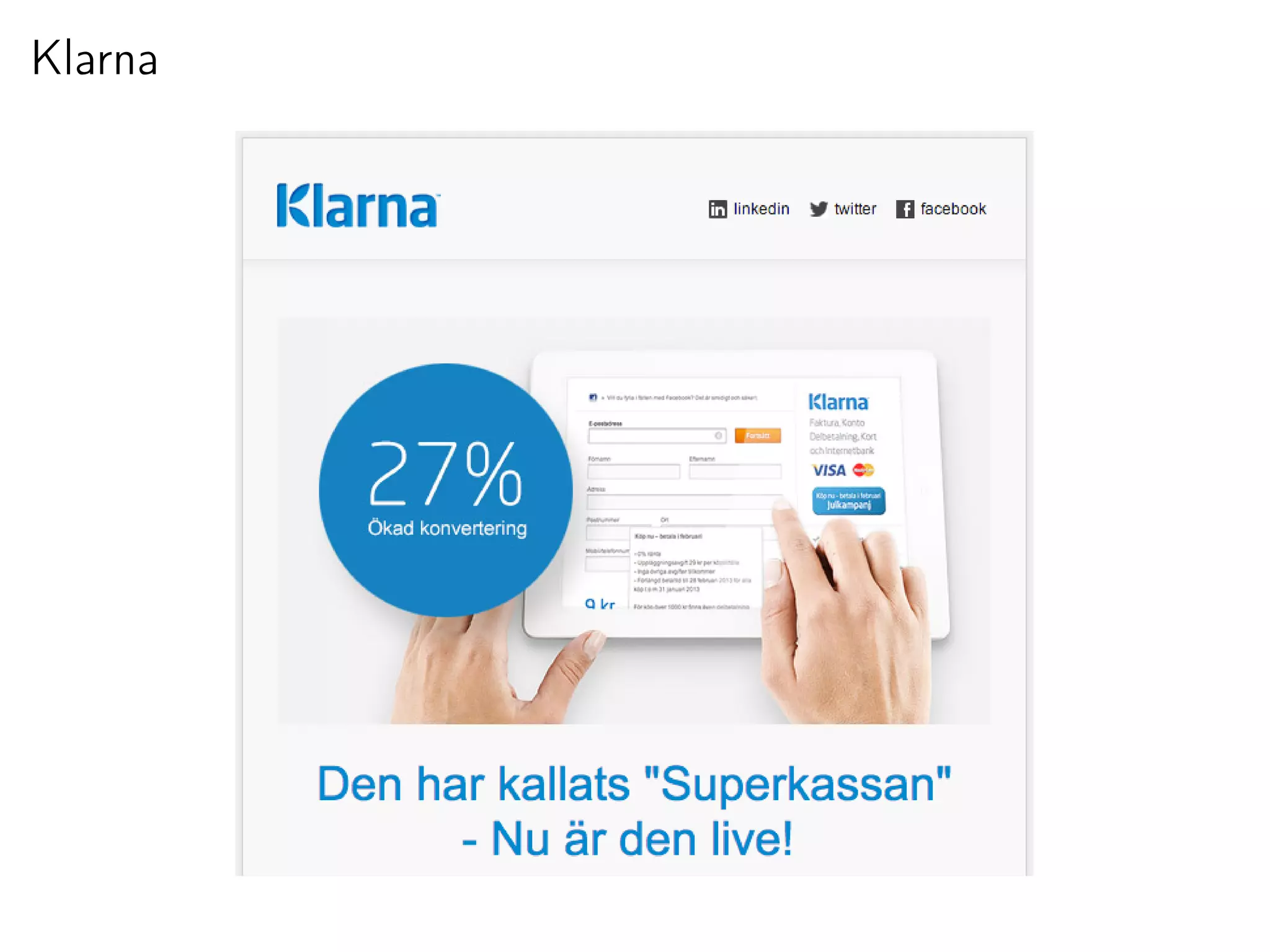 Klarna
 