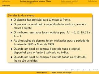 Redes neurais em finanças