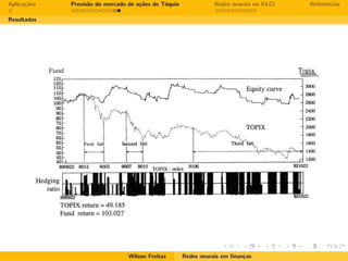 Redes neurais em finanças