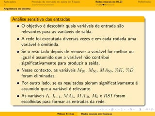 Redes neurais em finanças