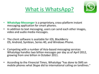 software testing on whatsapp | PPTX