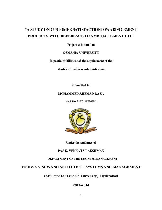 Osmania university phd thesis