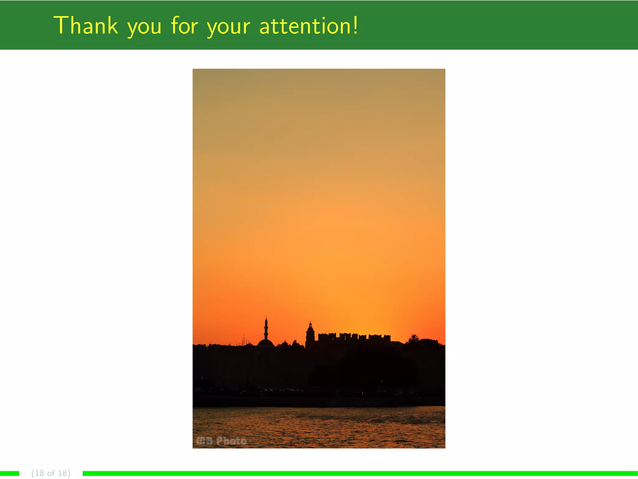 Thank you for your attention!
(18 of 18)
 