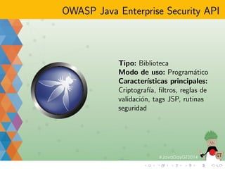 cie de ataque, 
privilegios mnimos, defensa en profundidad) 
 Documentacion de auditorias 
 