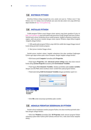 tutorial python #2 : instalasi python interpreted dan... PythonTeX | PDF