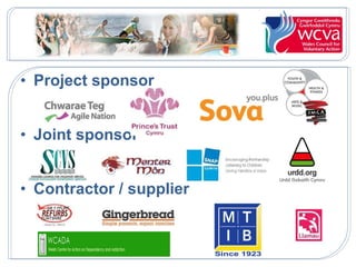 • Project sponsor
• Joint sponsor
• Contractor / supplier
 