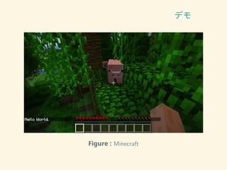 デモ
Figure : Minecraft
 