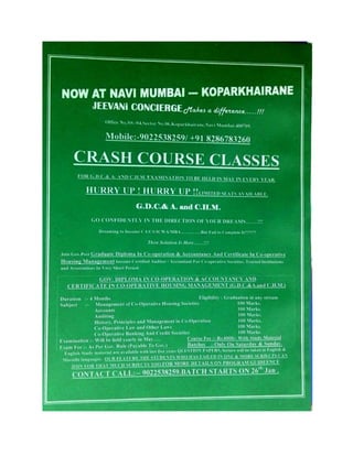 gdc&a classses in navi mumbai