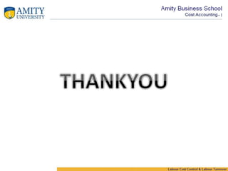 Labour turnover, Labour Cost