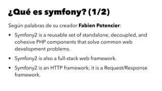 Introducción al framework Symfony | PDF