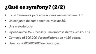 Introducción al framework Symfony | PDF