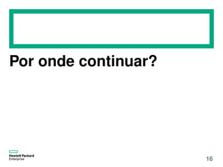 Por onde continuar?
16
 