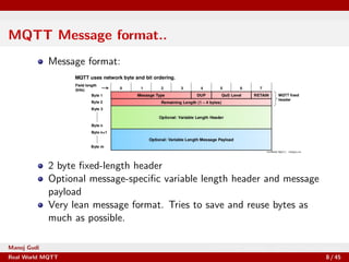 Real World Applications of MQTT | PDF