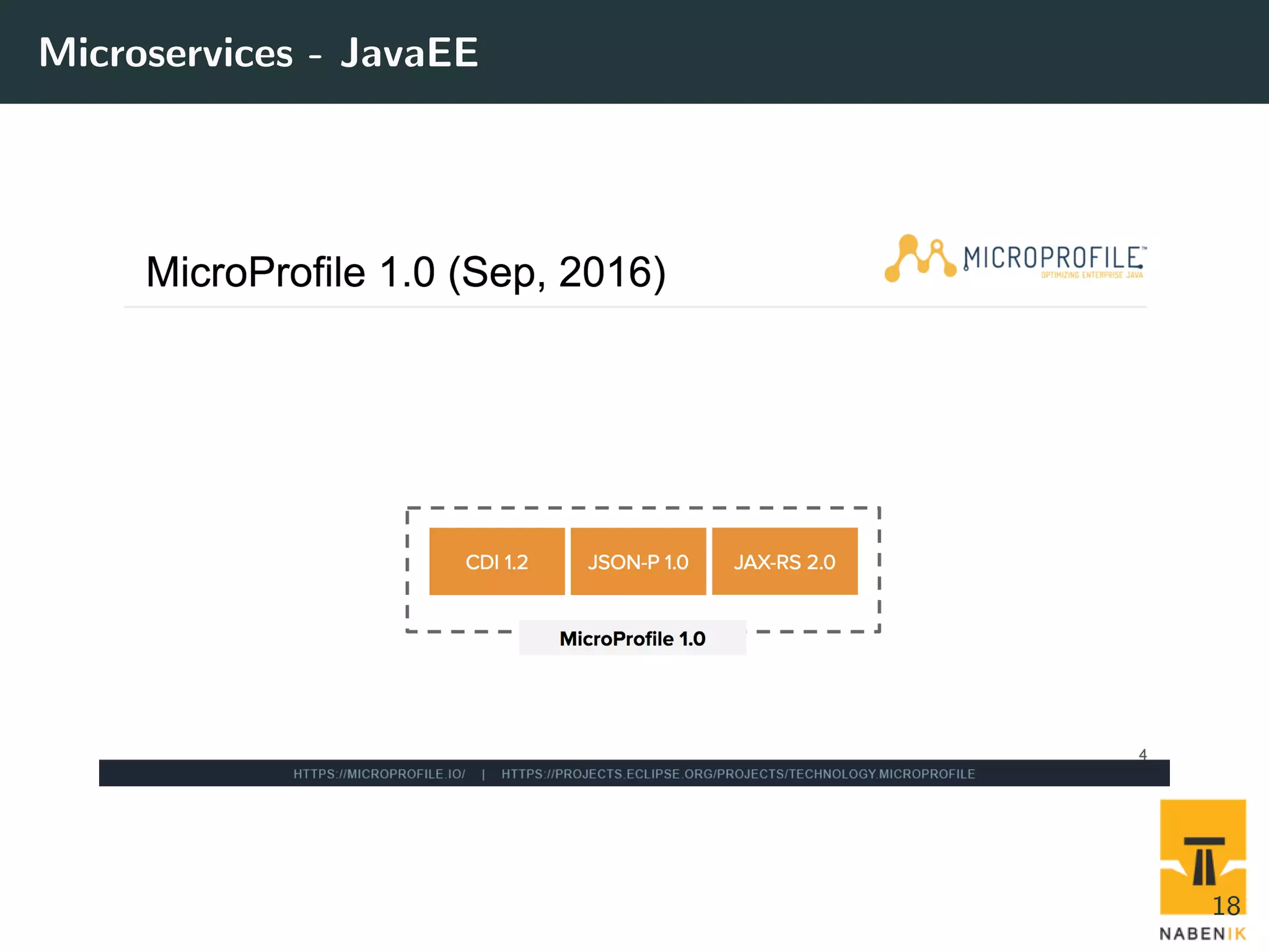 Microservices - JavaEE 18 