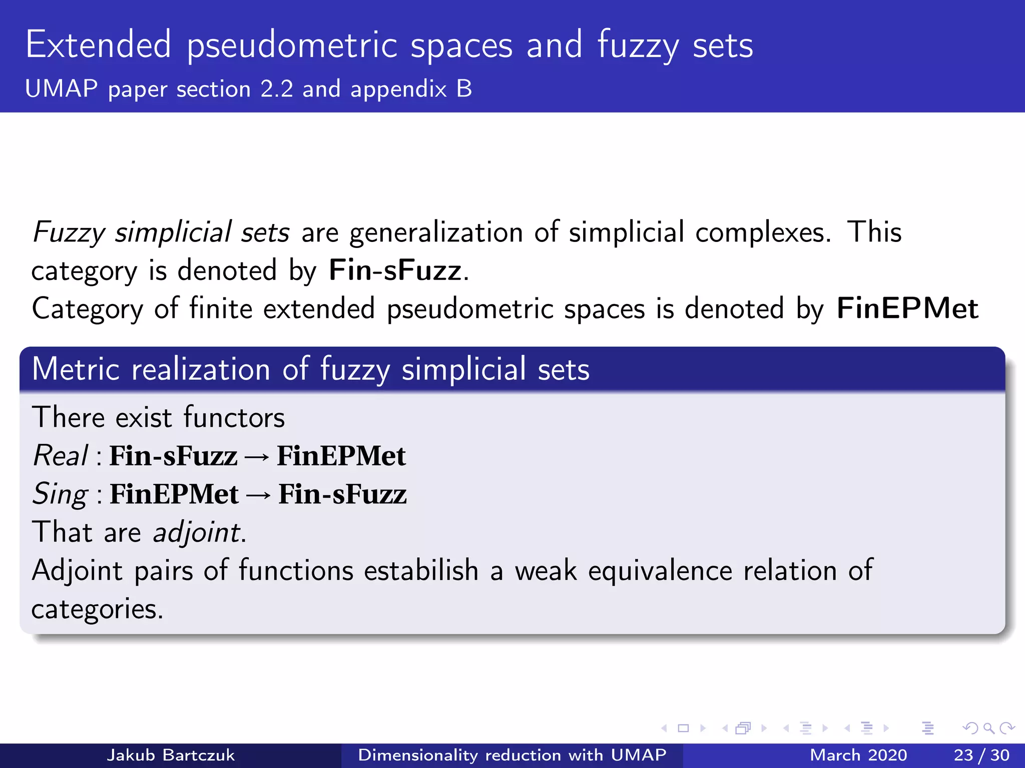 Dimensionality reduction with UMAP | PDF