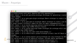 Maven - Arquetipo
10
 