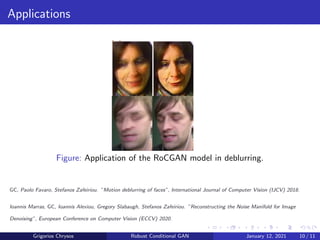 Robust conditional generative adversarial networks | PDF