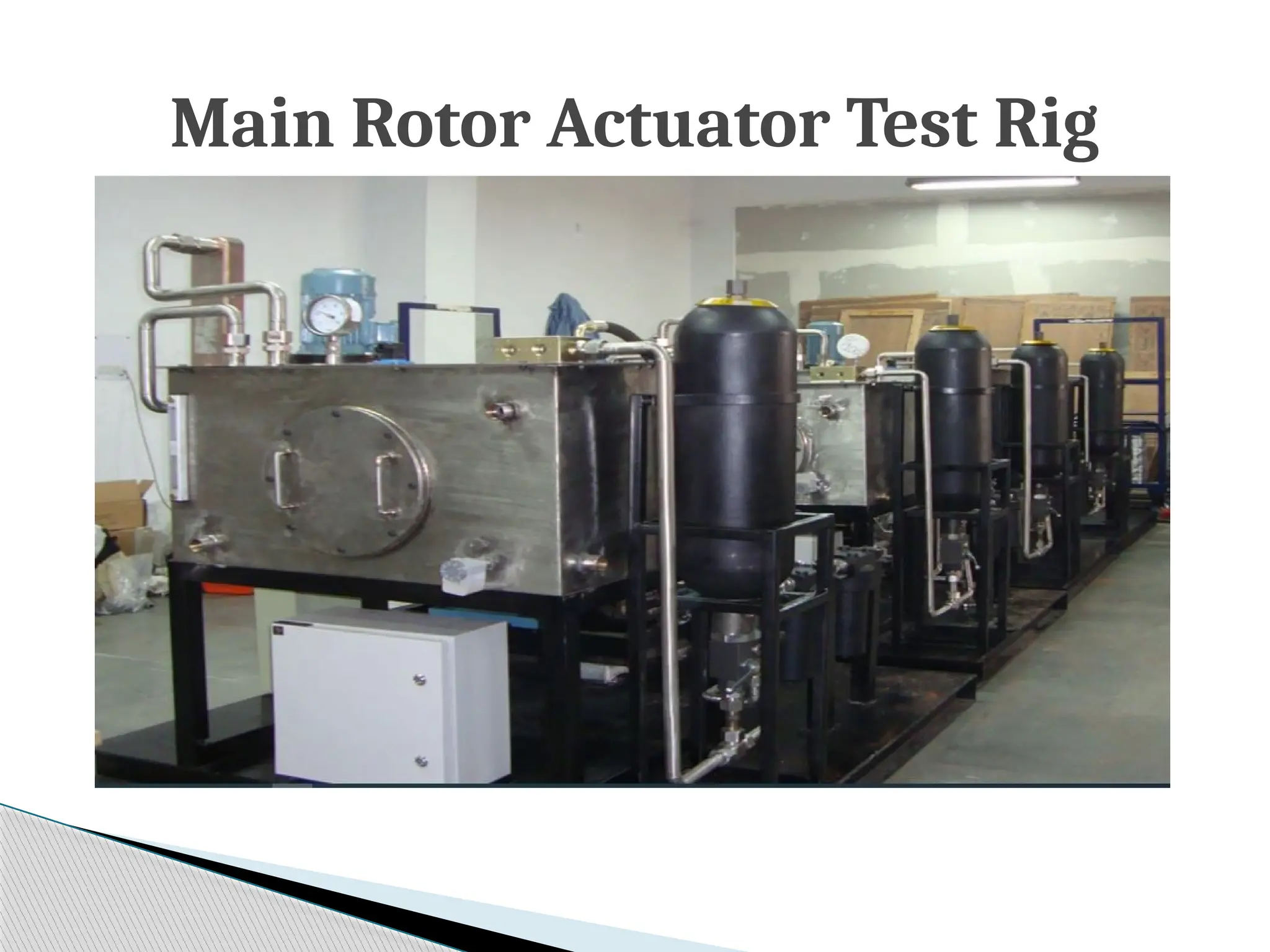 Main Rotor Actuator Test Rig - Neometrix.pptx