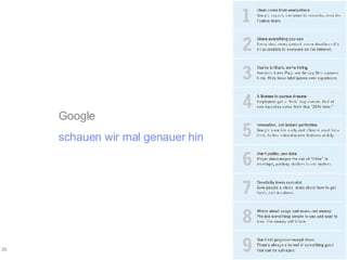 Google schauen wir mal genauer hin 