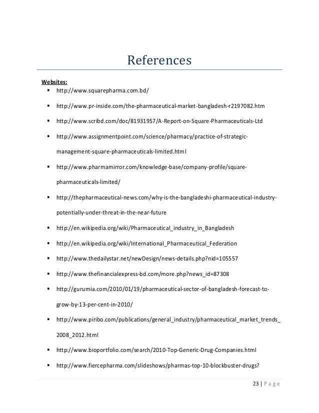 strategic report of square pharma View homework help - business analysis using financial statements of square pharmaceutical limited from finance 4207 at jagannath university 1 industry analysis. strategic report of square pharma View homework help - business analysis using financial statements of square pharmaceutical limited from finance 4207 at jagannath university 1 industry analysis.