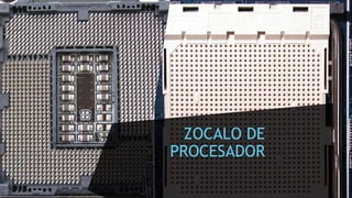 ZOCALO DE
PROCESADOR
 
