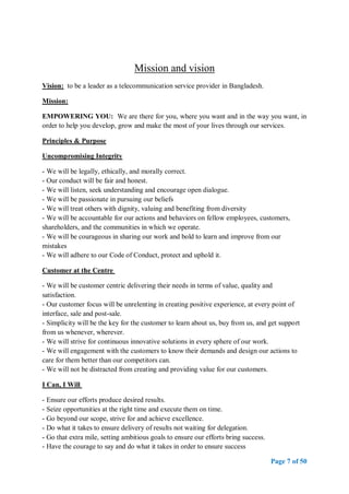 Main body (The management functions of Robi Axiata ltd. ) | PDF