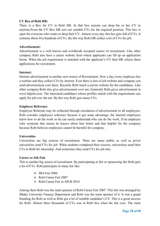 As Robi Main body (The management functions of Robi Axiata ltd. ) | PDF