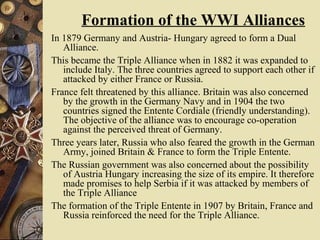 Main causes of the great war | PPT