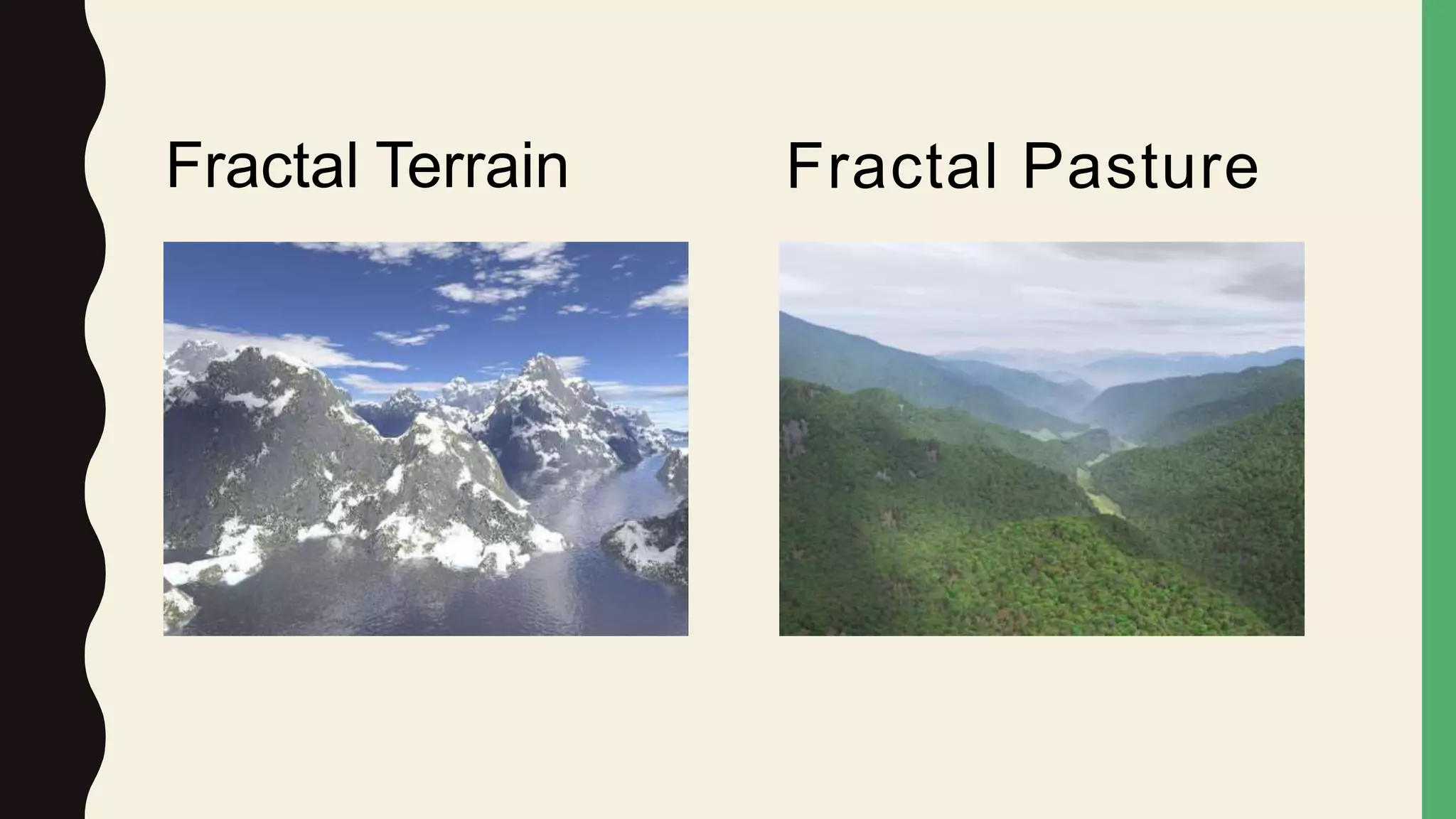 Fractal Terrain Fractal Pasture
 