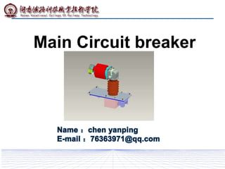 Main Circuit breaker
 