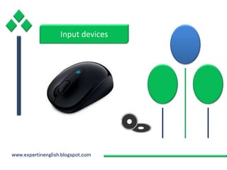 www.expertinenglish.blogspot.com
Input devices
 