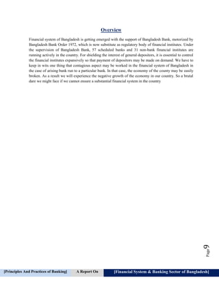 Financial System and Banking Sector of Bangladesh | PDF