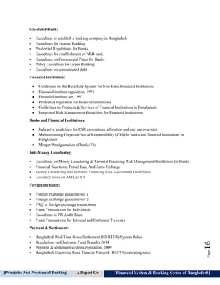 Financial System and Banking Sector of Bangladesh | PDF