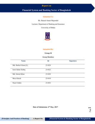 Financial System and Banking Sector of Bangladesh | PDF