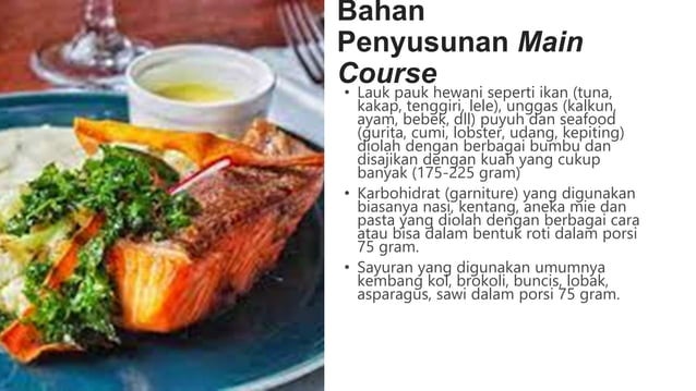 main course manu makanan kontinental pptx