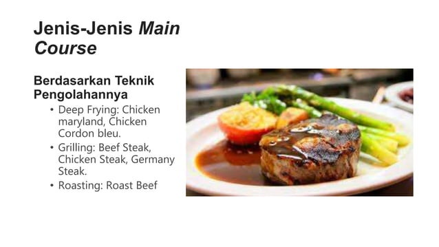main course manu makanan kontinental pptx