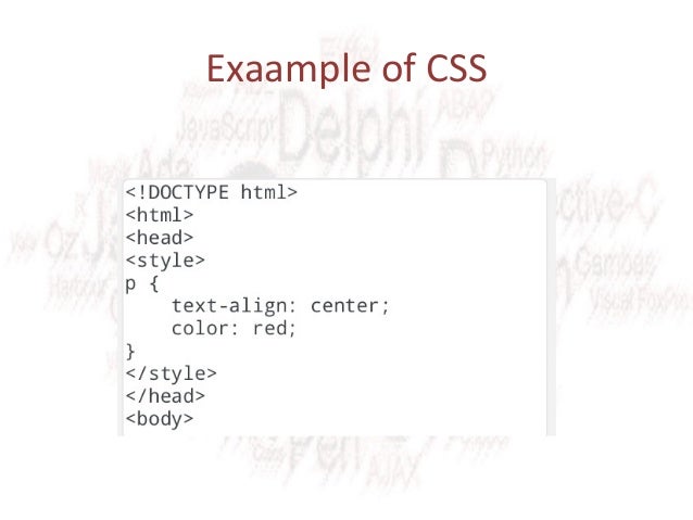 Presentation on Programming Languages.