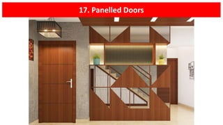 17. Panelled Doors
 