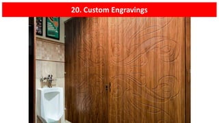 20. Custom Engravings
 