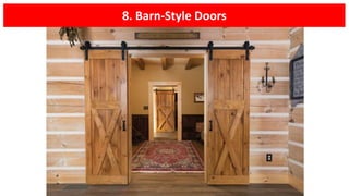 8. Barn-Style Doors
 