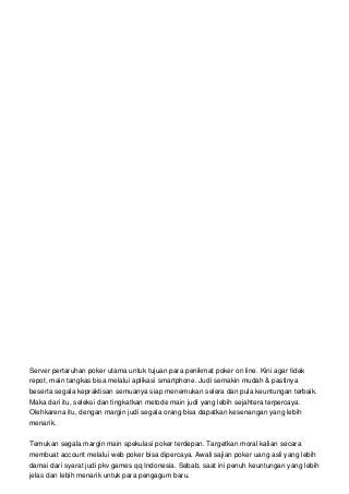 Permainan Duit Asli Pkv Games Qq