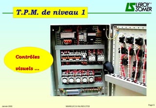T.P.M. de niveau 1 Contrôles  visuels ... 