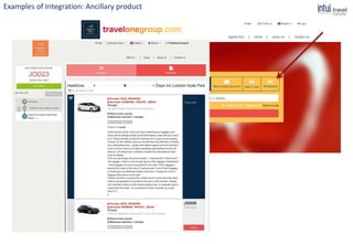Examples of Integration: Ancillary product
 