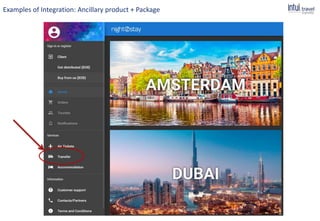 Examples of Integration: Ancillary product + Package
 
