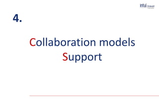 Collaboration models
Support
4.
 