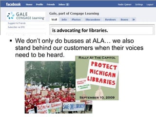 We don’t only do busses at ALA… we also stand behind our customers when their voices need to be heard. is advocating for libraries. 