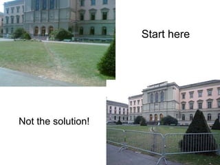 Start here Not the solution! 