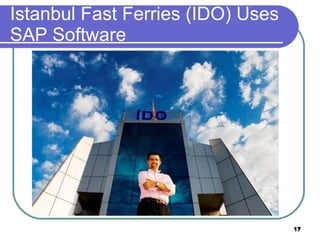 Istanbul Fast Ferries (IDO) Uses SAP Software 