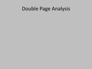 Double Page Analysis