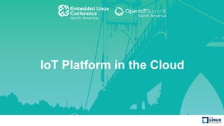 IoT Platform in the Cloud
 